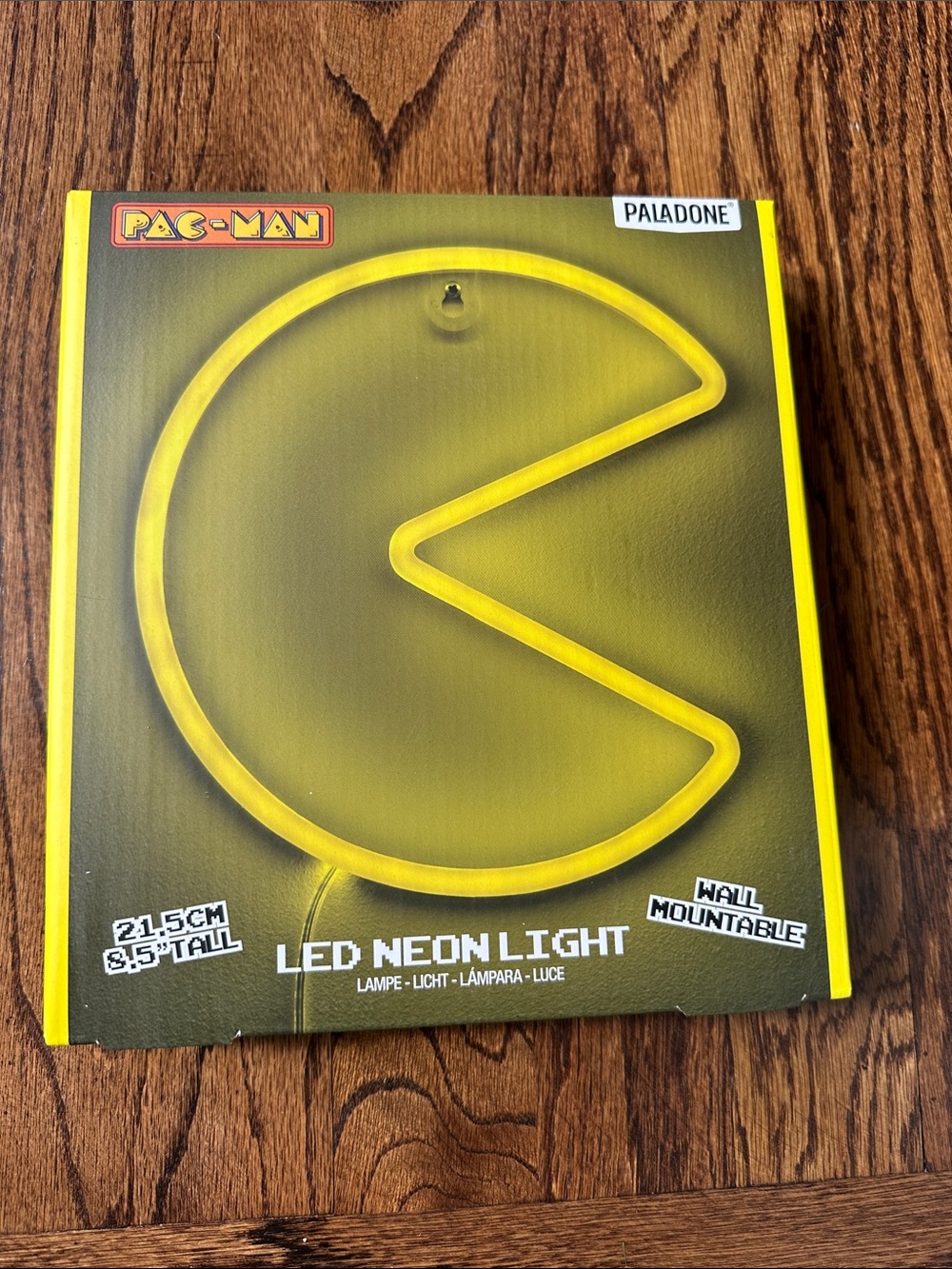 NEW Pac-Man Yellow LED Neon Light by Paladone